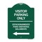 Signmission Bilingual Reserved Parking Visitor Parking Only Estacionamiento Para Visitantes, A-DES-GW-1824-24303 A-DES-GW-1824-24303 - alternate 1